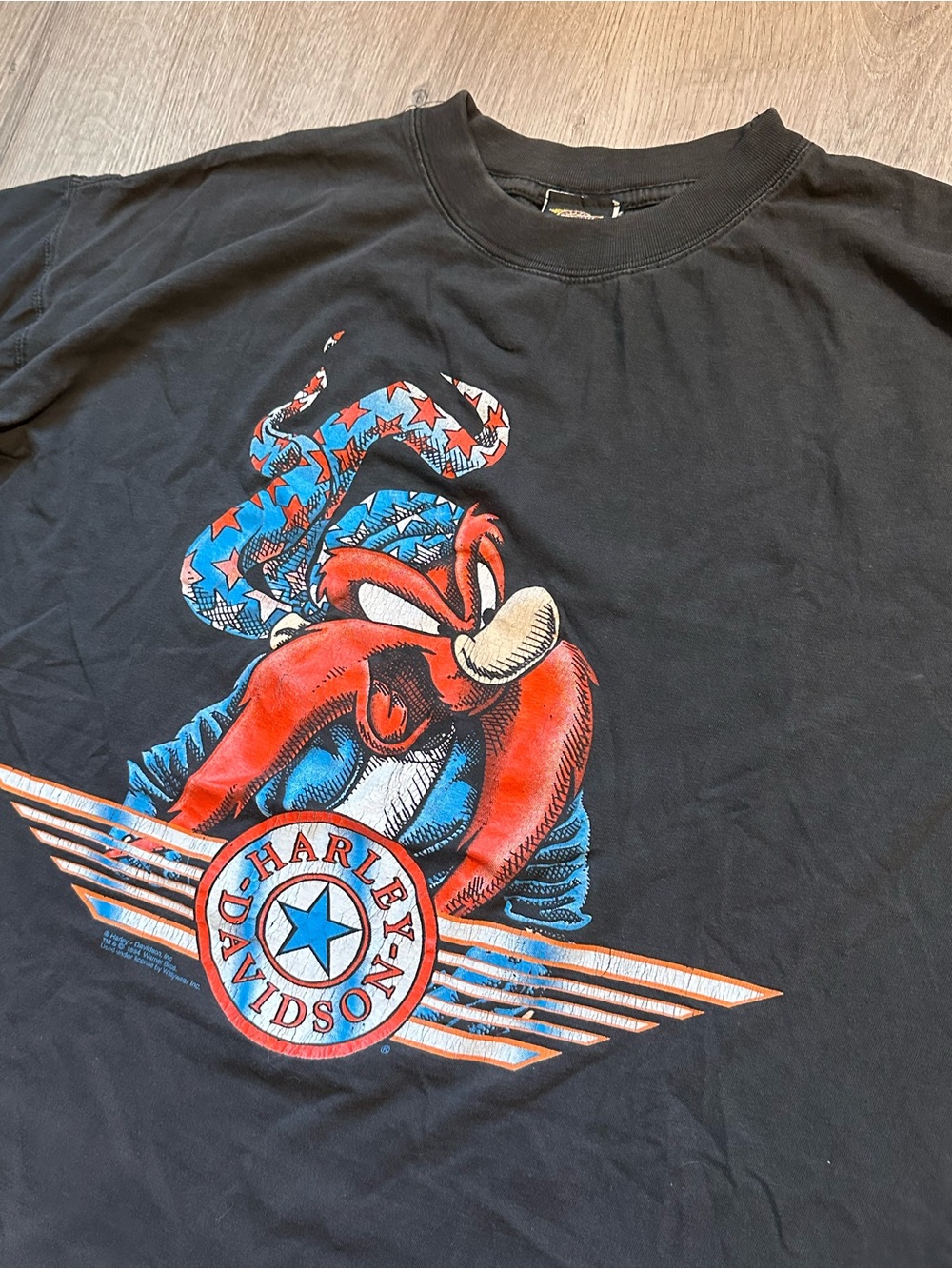 1994 Vintage Loony Toons (Yosemite Sam) Harley-Davidson Graphic Tee